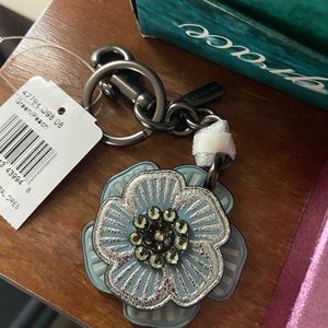 Nwt coach flower fob